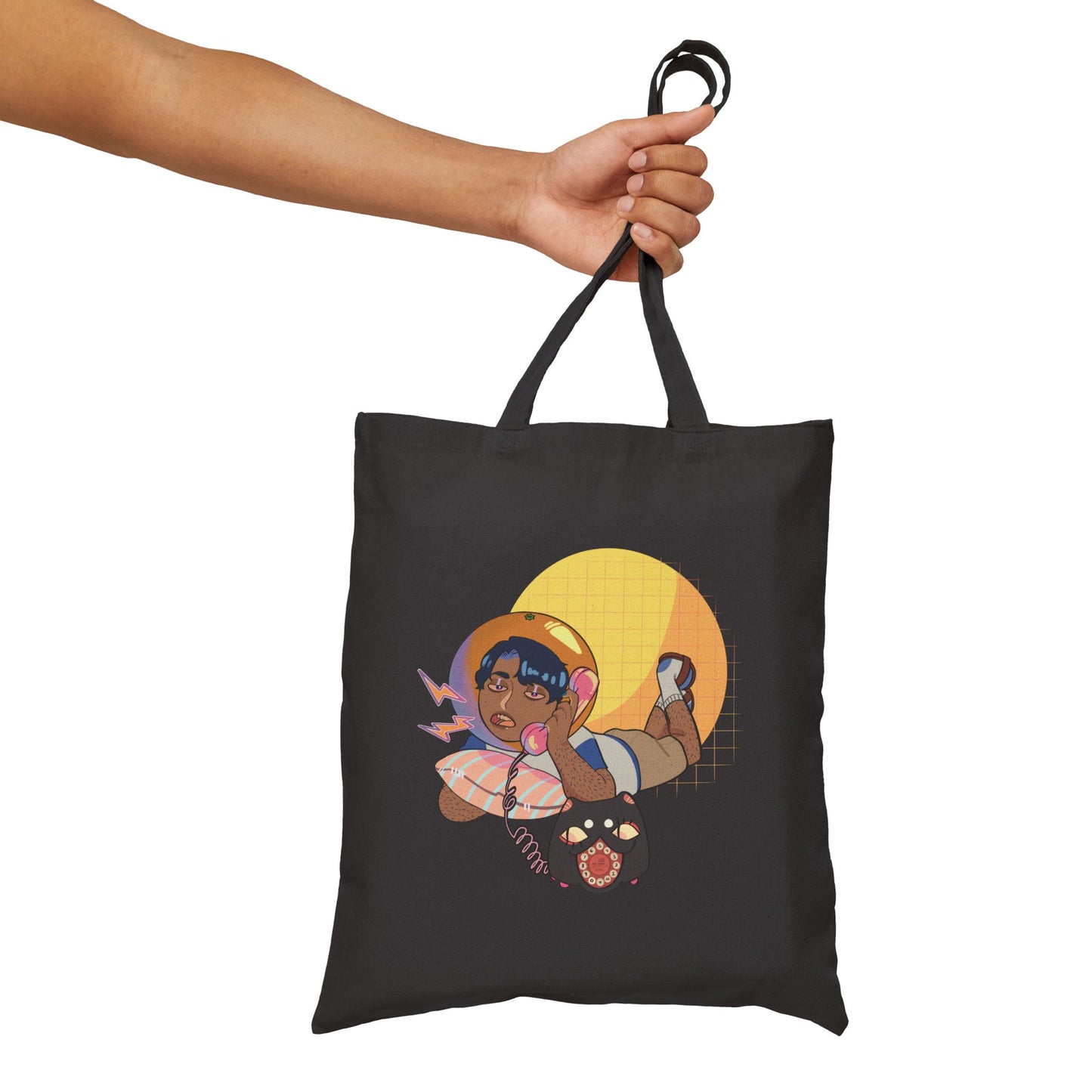 Vik X Kittyphone Cotton Canvas Tote