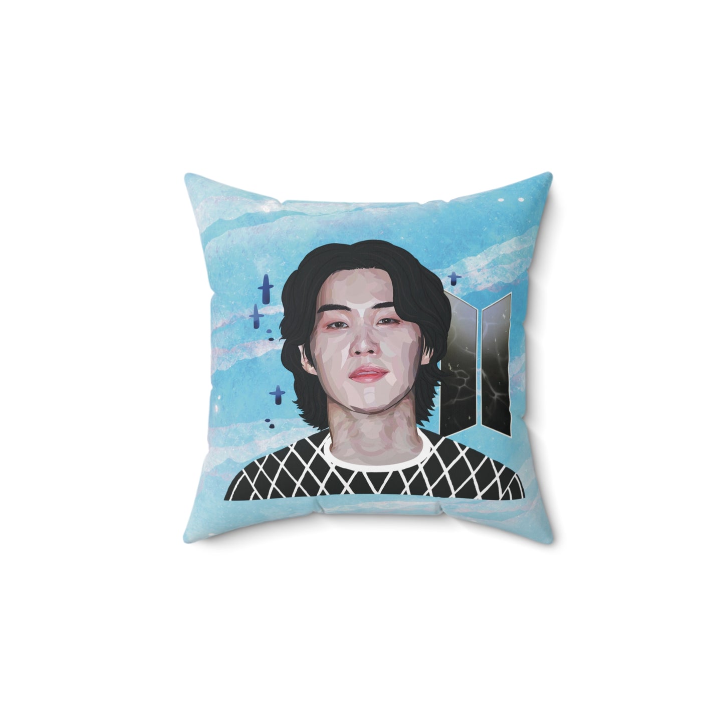 Shooky Poke X Suga Square Pillow