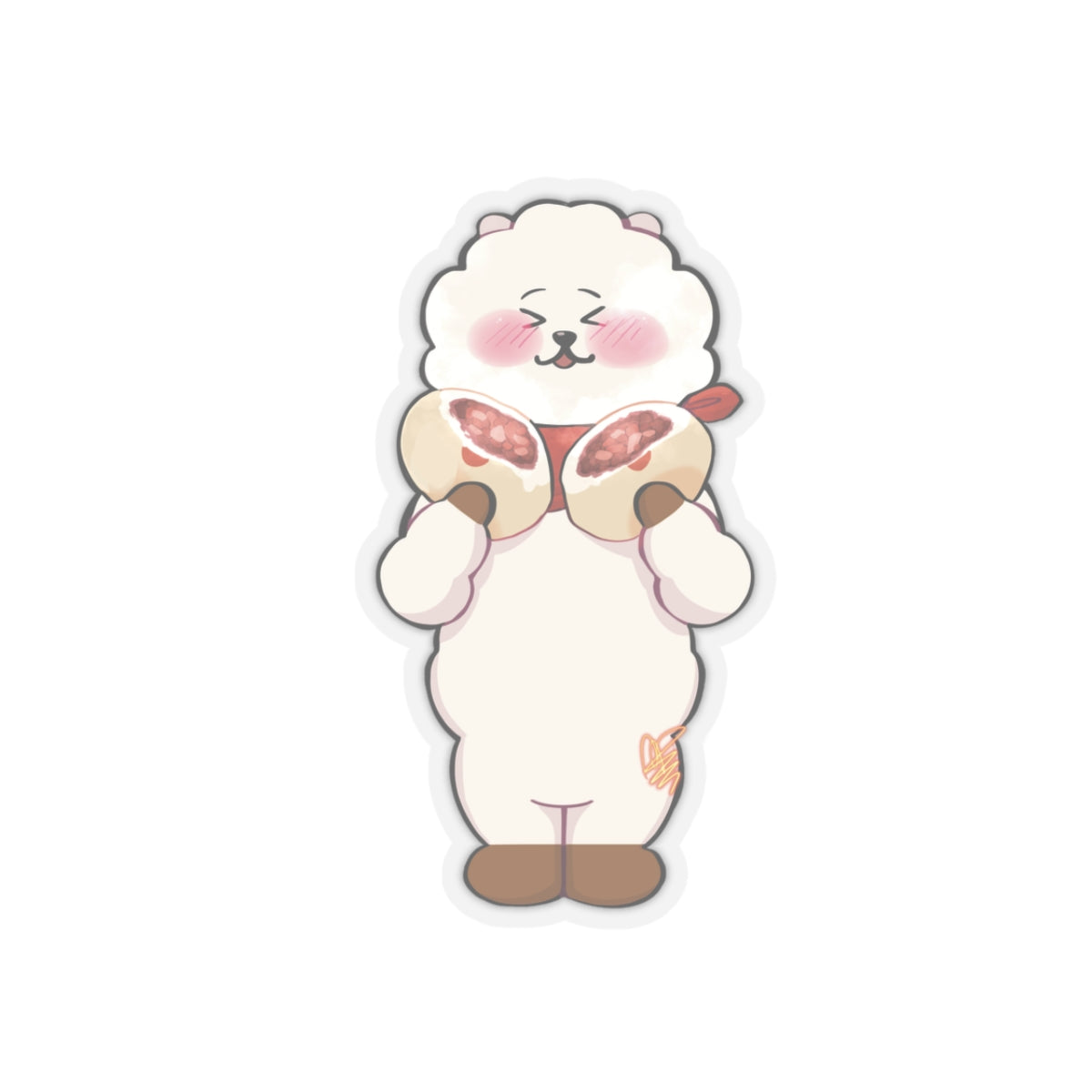 BT21 RJ X Manapua Sticker