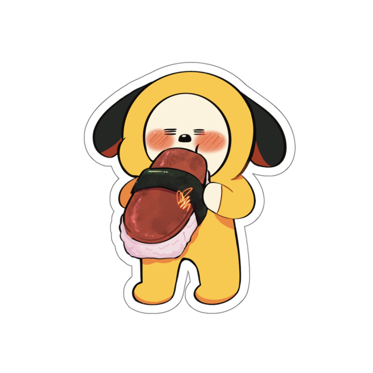 Bt21 Chimmy X Spam Musubi Sticker