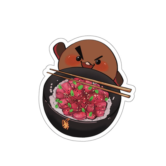 BT21 Shooky X Poke Bowl Sticker