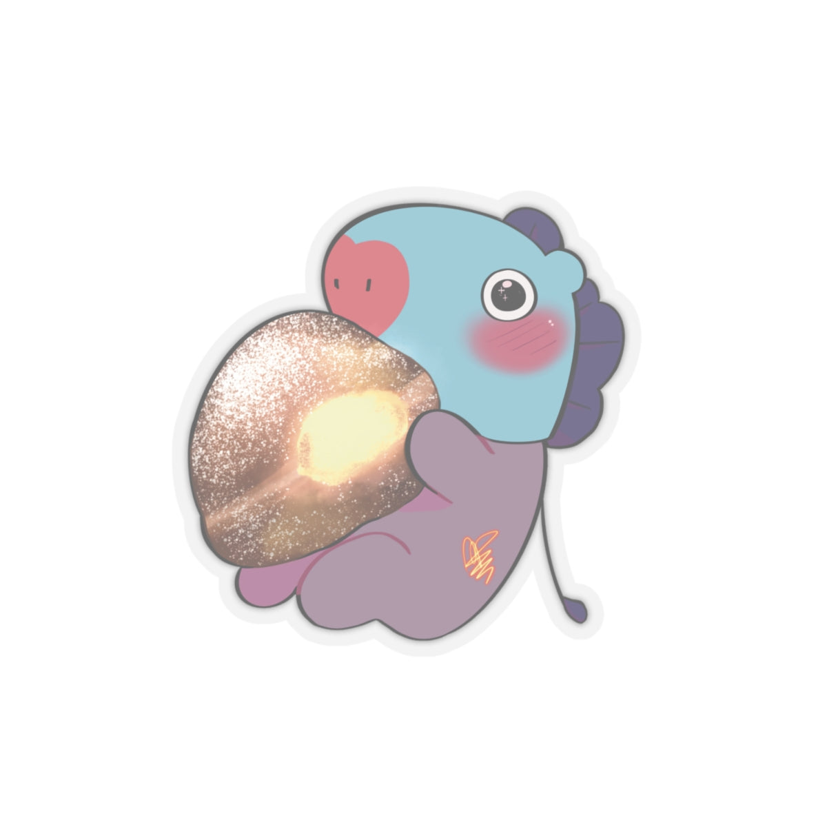 BT21 Mang X Malasada Sticker