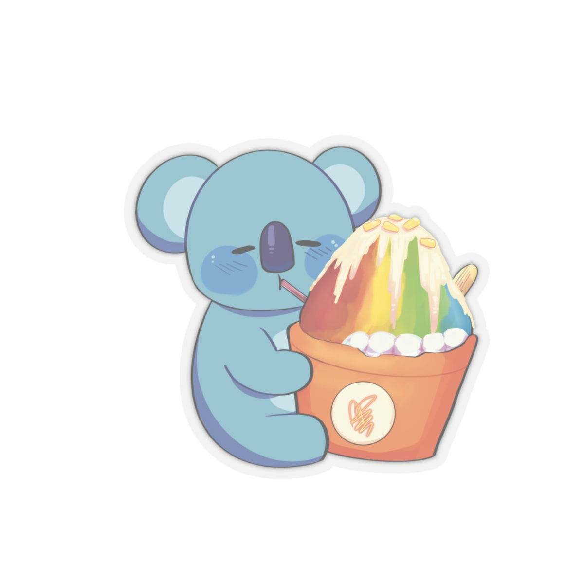 Bt21 Koya X Shave Ice Sticker