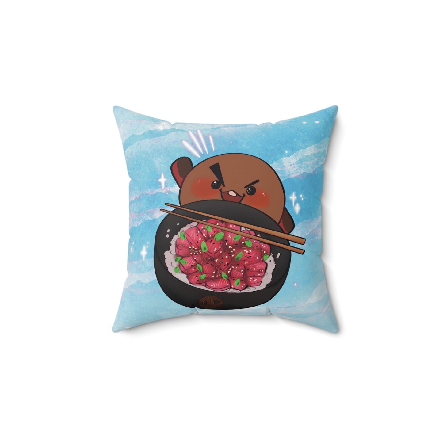 Shooky Poke X Suga Square Pillow