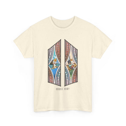 BT21 X Army Polynesian Tribal Shirt