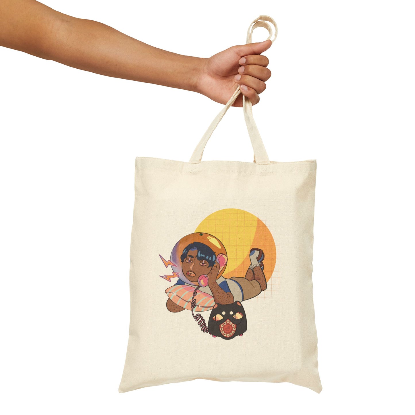 Vik X Kittyphone Cotton Canvas Tote